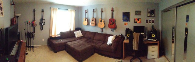 Studio wall panorama