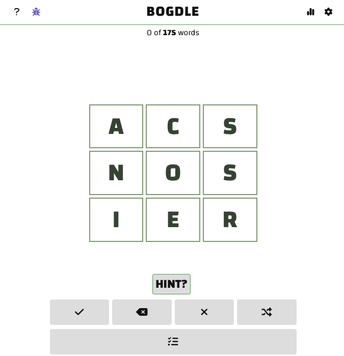 Bogdle, a Wordle-inspired Boggle Clone