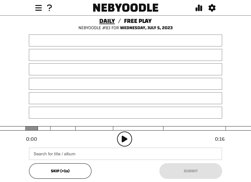 Nebyoodle is Live