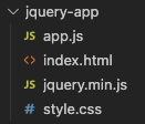 jQuery app directory