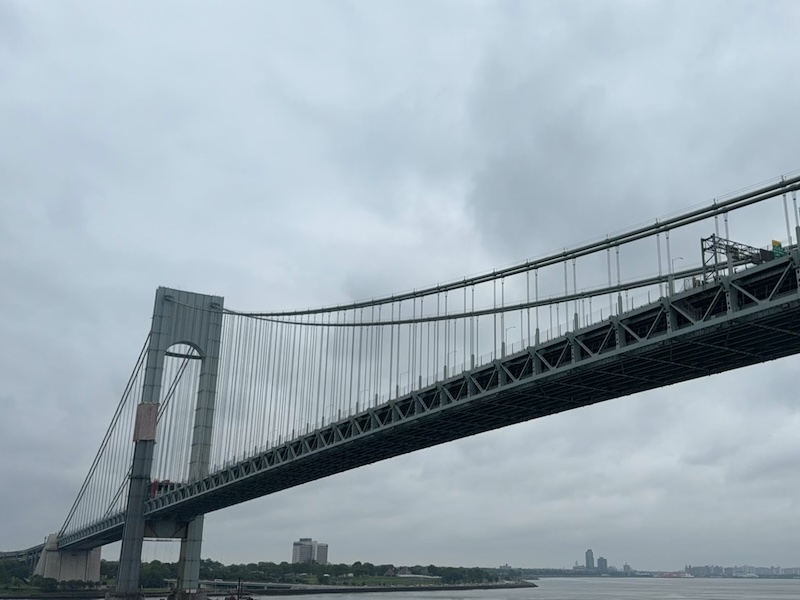 Leaving New York City on the Island Princess