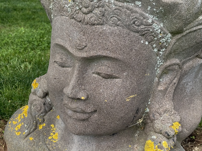 A stone buddha